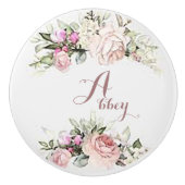 Aangepaste zachte bloem keramische knop (Voorkant)