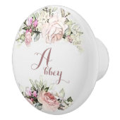 Aangepaste zachte bloem keramische knop (Rechts)