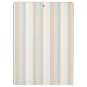 Aangepaste zachte gekleurde grijsstaven - vertical klembord (Achterkant)