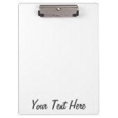 Aangepaste zachte gekleurde grijsstaven - vertical klembord (Voorkant)