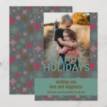 AANGEPASTE zachte sneeuwvlokken familie foto