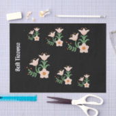 Aangepaste zachte weefsels Tekst Lichtgrijze tekst Tissuepapier (Craft)