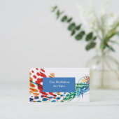 Aangepaste zakelijke creditcardtemplate visitekaartje (Staand voorkant)