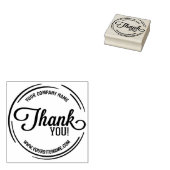Aangepaste zakelijke en site bedankt 	rubberstempel (Gestempeld)