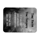 Aangepaste zakelijke Grungy Haunted Sky Magnets Magneet (Horizontaal)