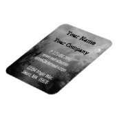 Aangepaste zakelijke Grungy Haunted Sky Magnets Magneet (Linkerzijde)