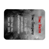 Aangepaste zakelijke Grungy Haunted Sky Magnets Magneet (Horizontaal)