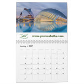 Aangepaste zakelijke kalender 2024 (Jan 2027)