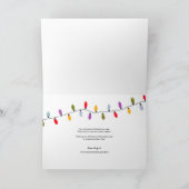 Aangepaste zakelijke kerstfeestdagen feestdagen kaart (Binnen)