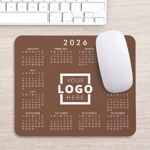 Aangepaste zakelijke Logo 2022-agenda Muismat