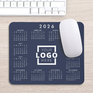 Aangepaste zakelijke Logo 2022-agenda Muismat