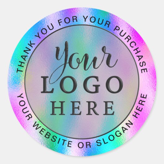 Aangepaste zakelijke Logo-architectuur Ronde Sticker (Voorkant)