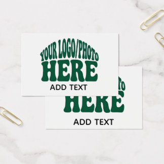 Aangepaste Zakelijke Logo Bedrijfs Template Visitekaartje