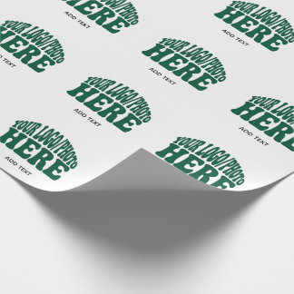 Aangepaste Zakelijke Logo BedrijfsTemplate Cadeaupapier