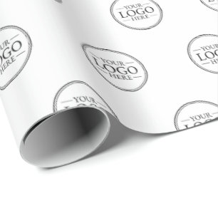 Aangepaste zakelijke Logo Cadeaupapier