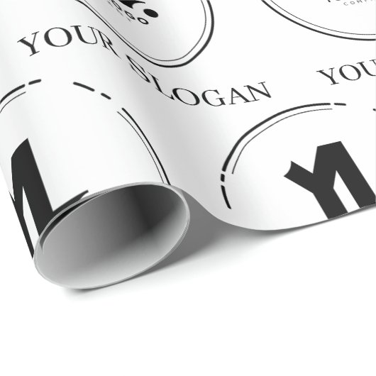 Aangepaste zakelijke Logo Cadeaupapier (Rol Hoek)