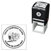 Aangepaste zakelijke Logo Dubai Zelfinktende Stempel (In situ)