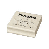Aangepaste zakelijke Logo, eenvoudig Rubberstempel (Stempel)