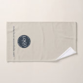 Aangepaste zakelijke Logo en bedrijfswebsite Bad Handdoek (Handdoek)