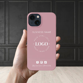 Aangepaste zakelijke Logo en minimalistische iP vo iPhone 13 Hoesje