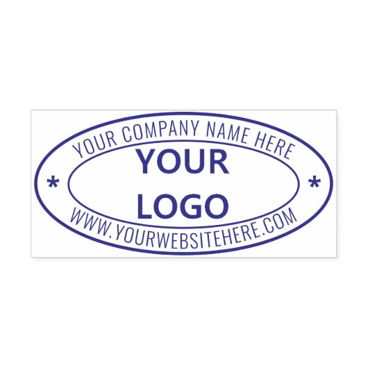 Aangepaste zakelijke Logo en Ovaal stempel tekst (Design)