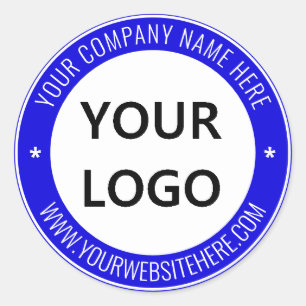 Aangepaste zakelijke Logo en Sticker tekst - Uw kl