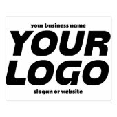 Aangepaste zakelijke Logo en tekst Rubberstempel (Afrduk)