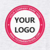 Aangepaste zakelijke Logo- en tekstetiketten voor  Labels (Design 1)