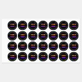 Aangepaste zakelijke Logo en tekstlabels voor uw k Labels (Vel)