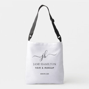 Aangepaste zakelijke logo- en tekstpromo crossbody tas