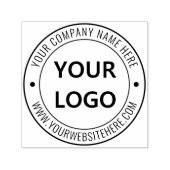 Aangepaste zakelijke logo- en tekstronde stempel (Design)
