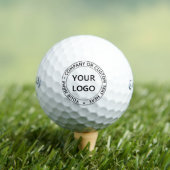 Aangepaste zakelijke Logo en tekststempel Golf Bal (Insitu Shirt)