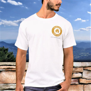 Aangepaste zakelijke Logo en tekstwerk T-shirt