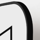 Aangepaste zakelijke Logo en website met 2 knoppen Pickleball Paddle (Links Detail)