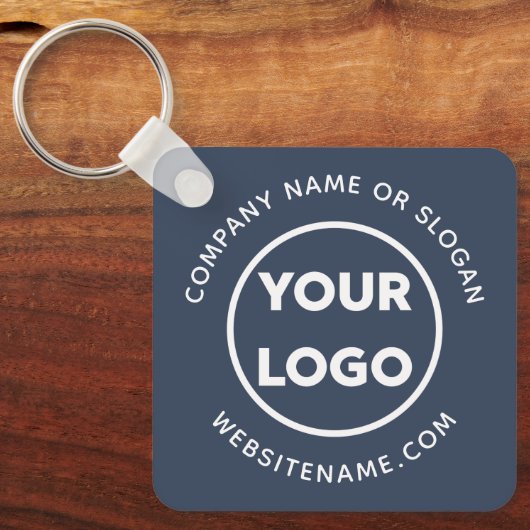 Aangepaste zakelijke Logo en zakelijke software vo Sleutelhanger (Voorkant)