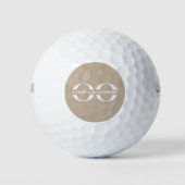 Aangepaste zakelijke Logo Golfballen (Voorkant)