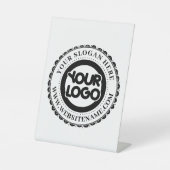 Aangepaste zakelijke Logo groot Reclamebord Met Voetstuk (Voorkant)