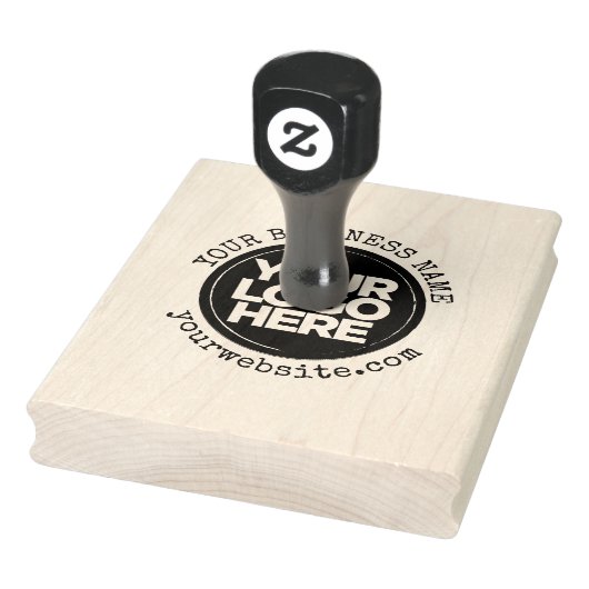 Aangepaste zakelijke Logo groot Rubberstempel (Stempel)
