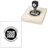 Aangepaste zakelijke Logo Grote typemachine Rubberstempel (Gestempeld)