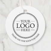 Aangepaste zakelijke Logo Hartelijk dank Bedankjes Labels (Voorkant)