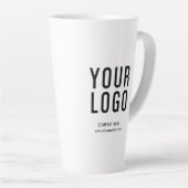 Aangepaste zakelijke Logo Latte Mok (Rechterhoek)