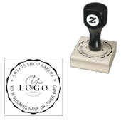Aangepaste zakelijke Logo | Leuke zelfgemaakte bak Rubberstempel (Gestempeld)