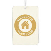 Aangepaste zakelijke Logo Luchtverfrisser (Achterkant)