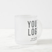 Aangepaste zakelijke Logo Matglas Koffiemok (Voorkant rechts)