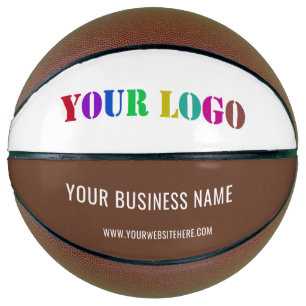 Aangepaste zakelijke logo merk basketbal sjabloon