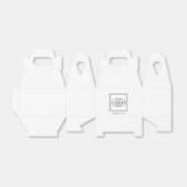 Aangepaste zakelijke Logo met aangepaste tekst Bedankdoosjes (Uitgevouwen)