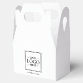 Aangepaste zakelijke Logo met aangepaste tekst Bedankdoosjes (Geopend)