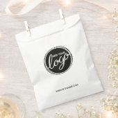 Aangepaste zakelijke Logo met aangepaste tekst Bedankzakje (Geknipt)