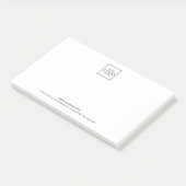 Aangepaste zakelijke Logo met aangepaste tekst Post-it® Notes (Schuin)