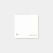 Aangepaste zakelijke Logo met aangepaste tekst Post-it® Notes (Voorkant)